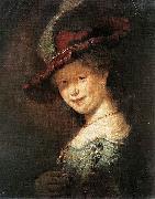 Portrait of the Young Saskia Rembrandt